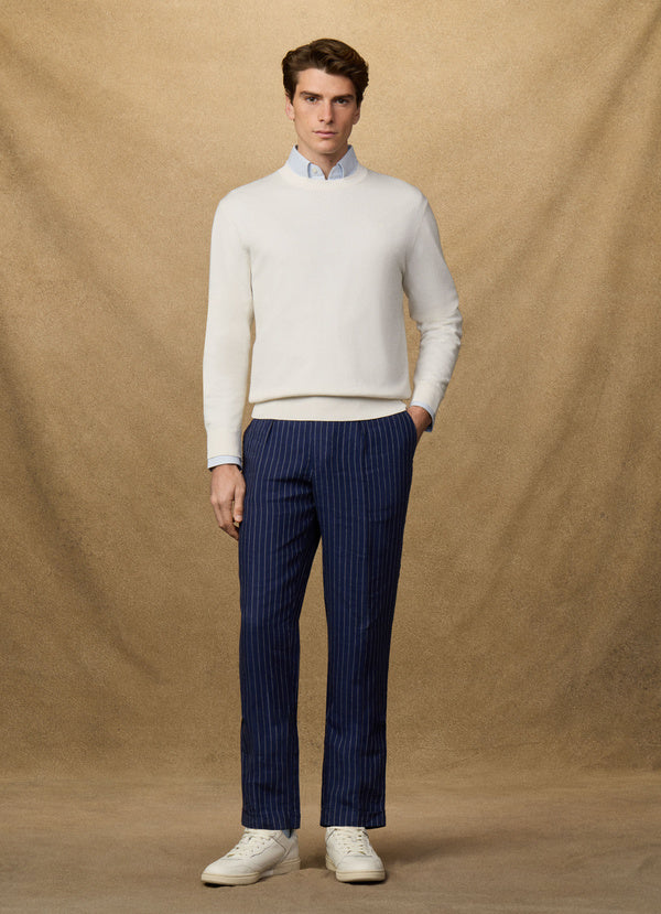 Cotton Crew-Neck Jumper
