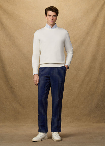 Cotton Crew-Neck Jumper