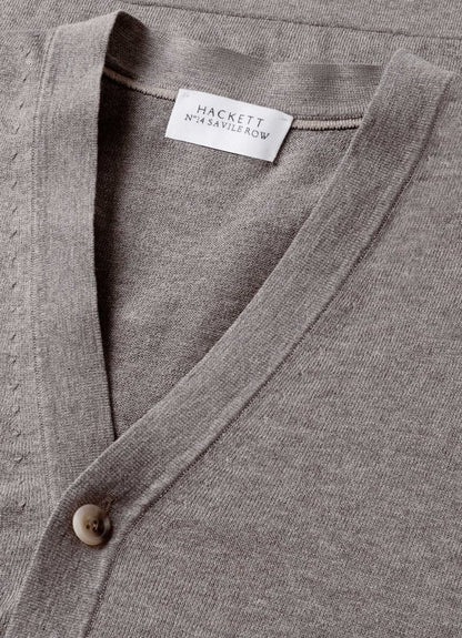 Silk-Cotton Cardigan