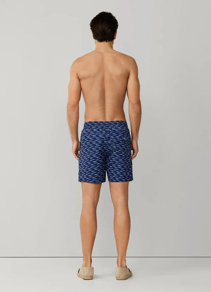 Sardine Print Swim Trunk