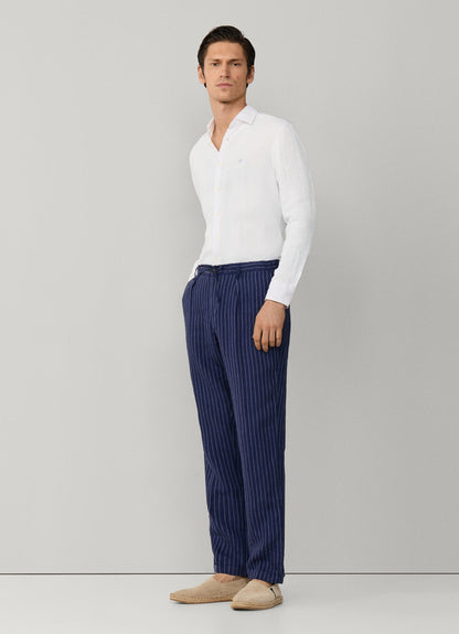 Relaxed Fit Regent Stripe Drawstring Chino