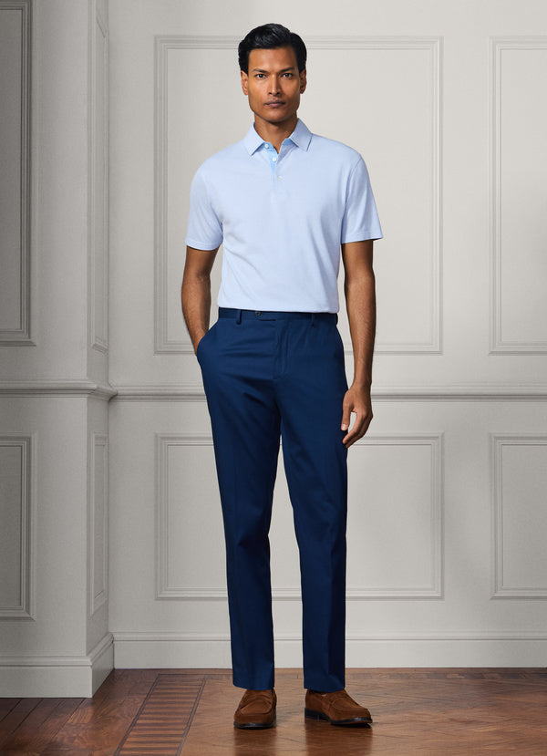 Classic Fit Cotton Silk Short Sleeve Polo