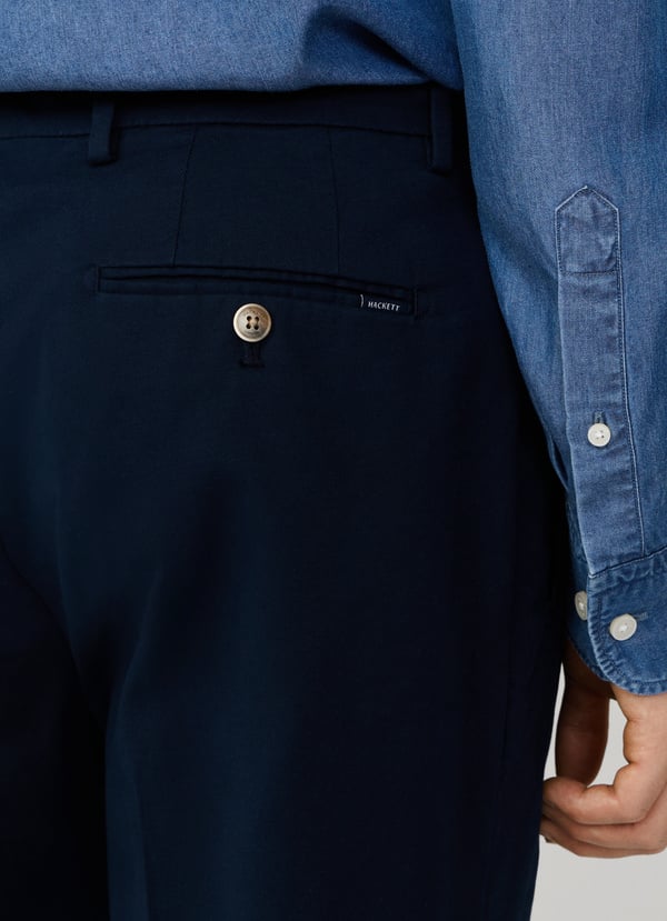 Sloane Tapered Fit Tricotine Trouser