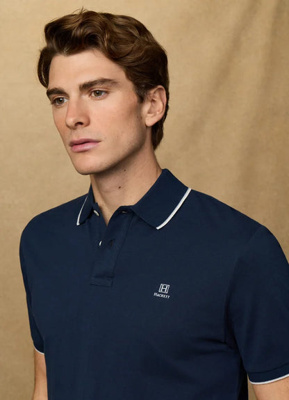 Classic Fit Short Sleeve Tipped Polo