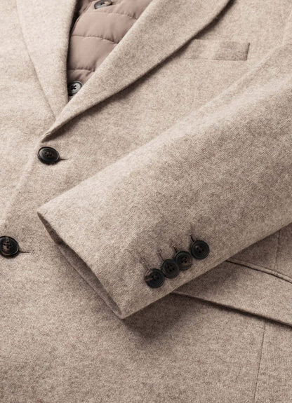 Wool 3-In-1 Blazer With Gilet
