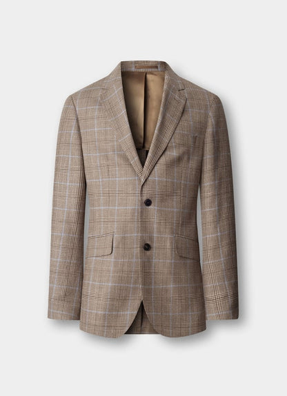 Classic Fit Prince Of Wales Check Blazer