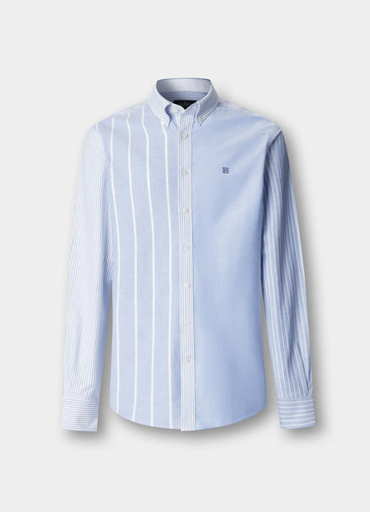 Classic Fit Patchwork Oxford Shirt