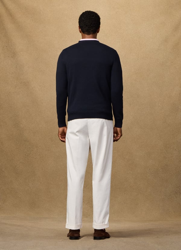 Regular Fit Cashmere Blend Crew-Neck Jumper