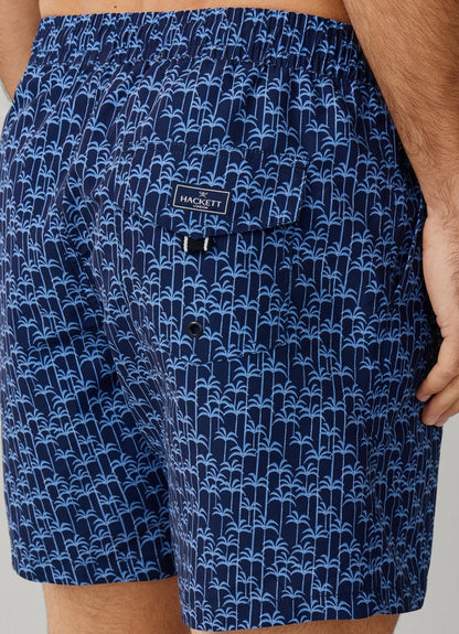 Palm Print Swim Trunk