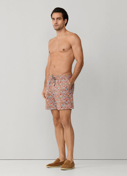 Floral Print Swim Trunk