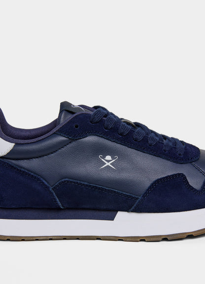 Vector Plain Leather And Suede Trainers
