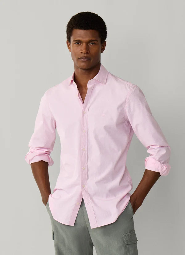 Tailored Fit City Gingham Poplin Shirt