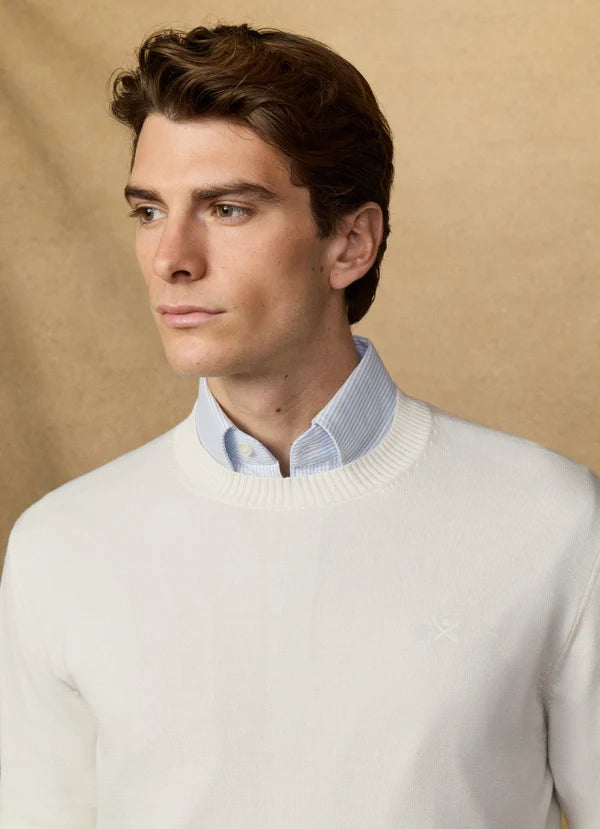 Cotton Crew-Neck Jumper