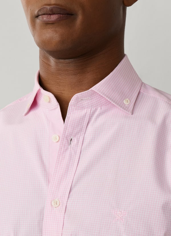 Tailored Fit City Gingham Poplin Shirt