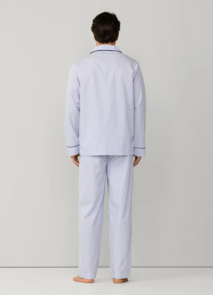 Striped Woven Pyjama Set