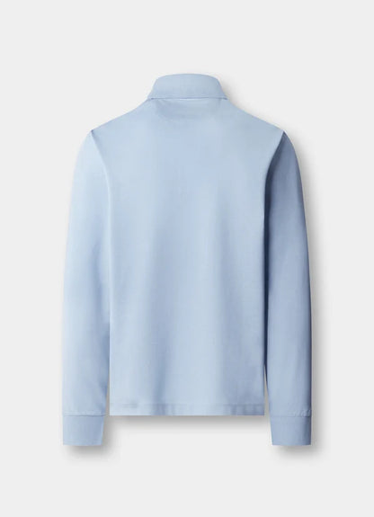 Classic Fit Mercerised Long Sleeve Polo