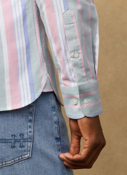 Tailored Fit Multi Stripe Oxford Shirt