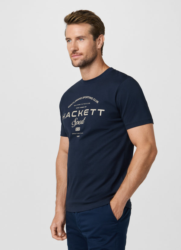 Classic Fit Branded Club Graphic T-Shirt