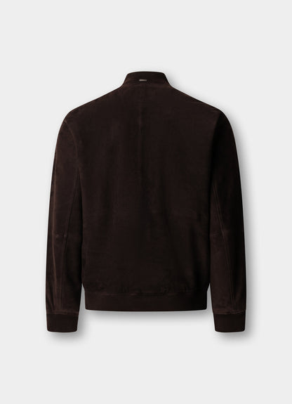 Suede Bomber Jacket