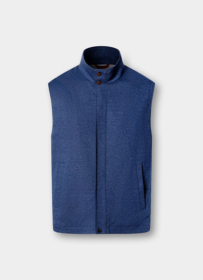 Jersey Glencheck Gilet