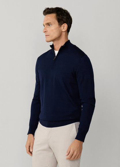 Merino Wool Quarter-Zip Jumper