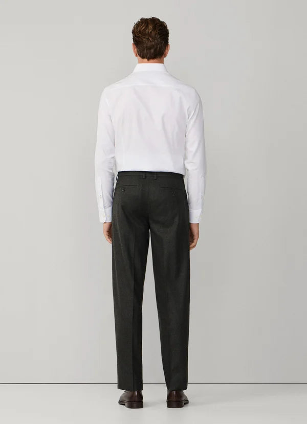 Slim Fit Kensington Wool Pleated Trouser