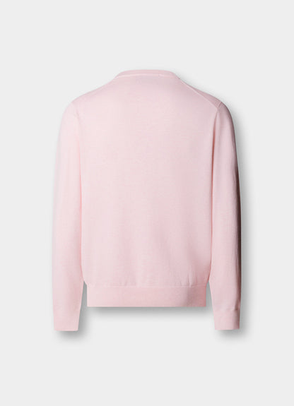 Cotton-Silk V-Neck Jumper