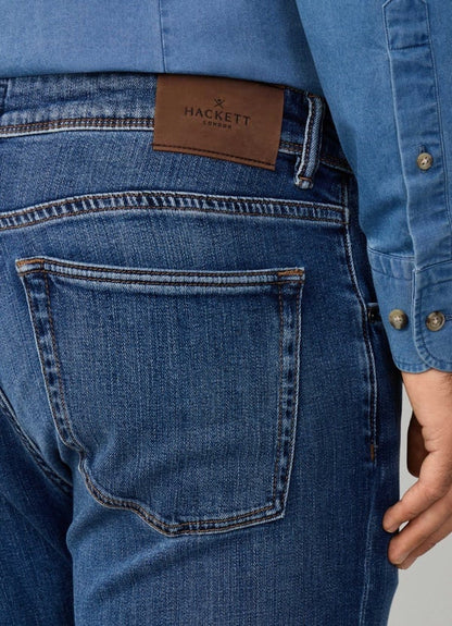Slim Fit Vintage Wash Denim